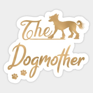 Chinese Crested Dogmother, Dog mom Sticker